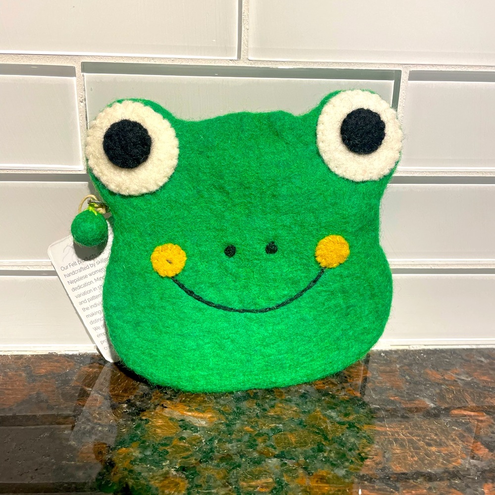 Frog Zipper Coin Purse
